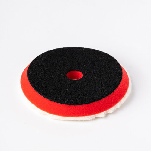 Полировальный шерстяной диск с системой фиксации VELCRO липучка 150мм для полировки с поролоновой подошвой Колир 389₽