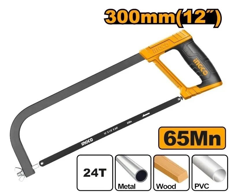 фото Ножовка по металлу INGCO HHF3028 300 мм