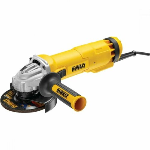 УШМ DeWalt DWE 4207-QS шлифмашина угловая dwe4557 2400вт диска 180мм 8500об мин антивибрационная рукоятка 5 45кг dewalt dwe4557 qs