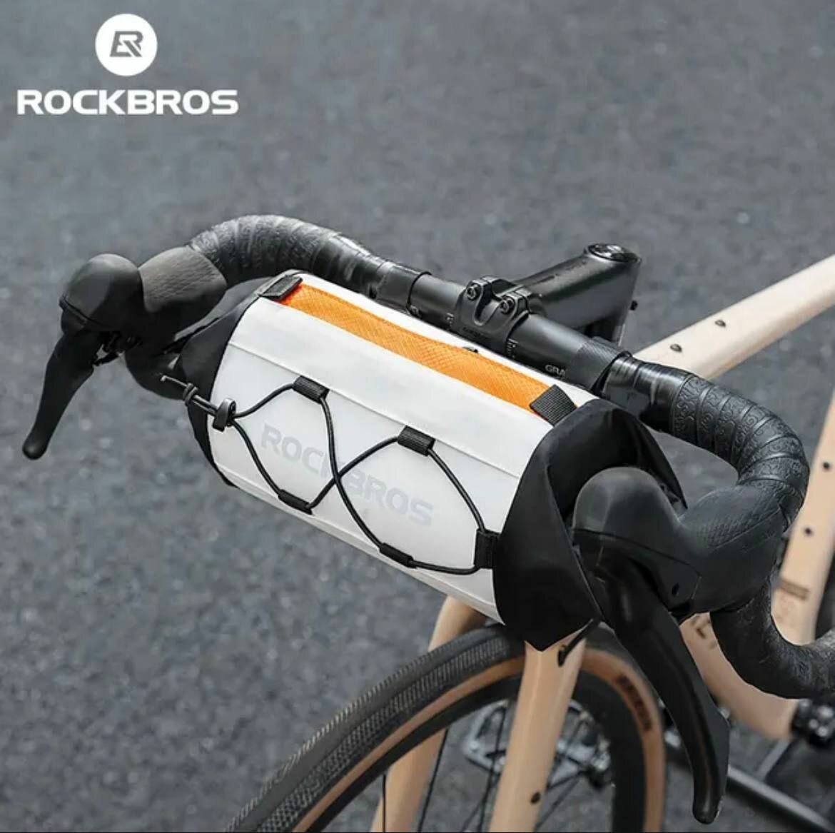 Велосипедная сумка ROCKBROS W002 на руль/на плечо, водонепроницаемая