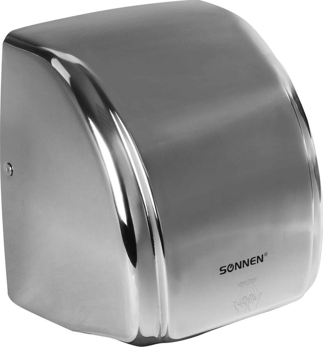 SONNEN Сушилка для рук HD-230S, 2100 Вт, время сушки 20 секунд, нержавеющая сталь, 604195