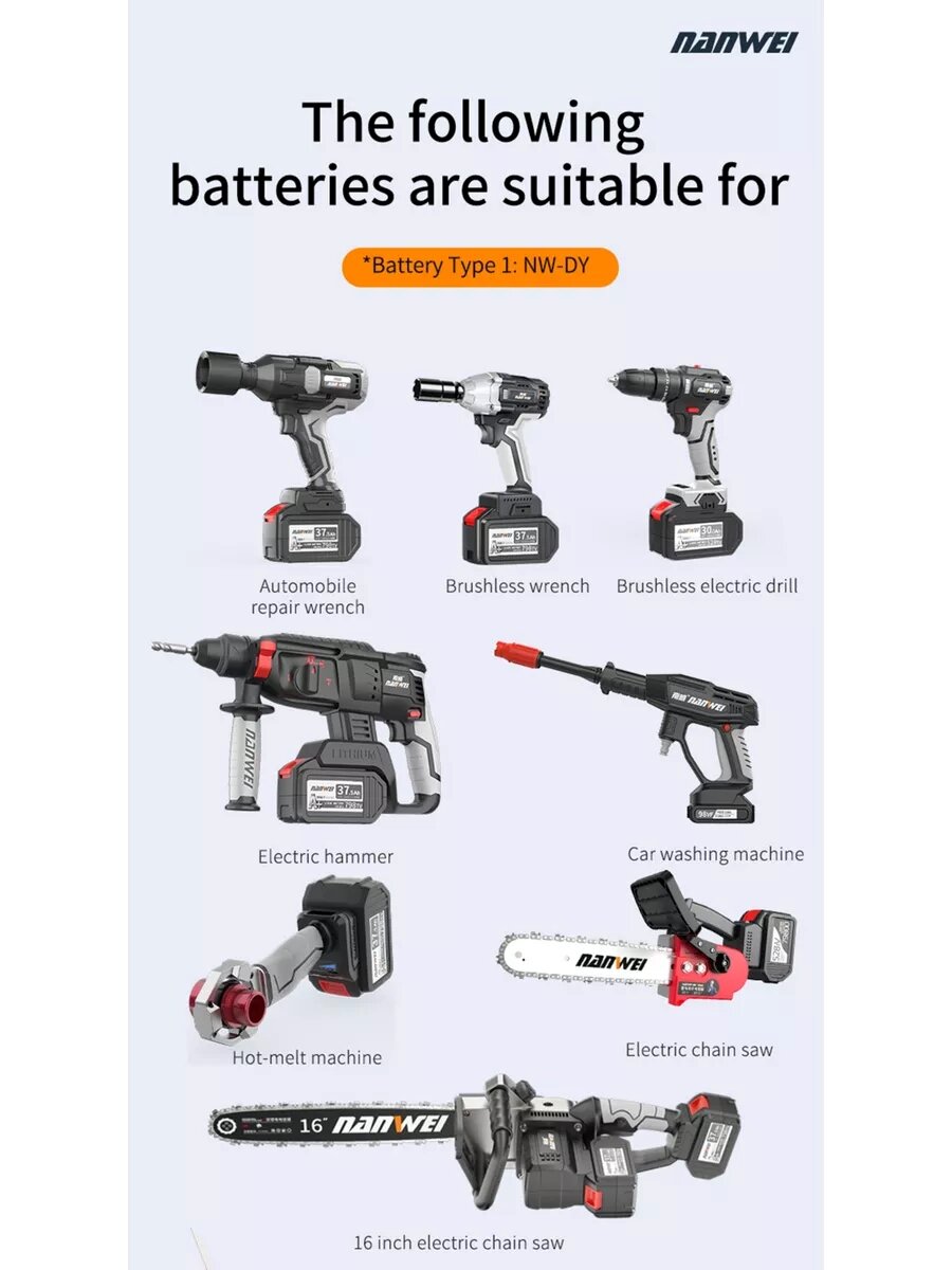 Изображение Аккумулятор слайдер для электроинструмента 798tV (электропила, УШМ, шуруповерт, болгарка, гайковерт, дрель) Li-ion, АКБ 7.5 Ah, 21V