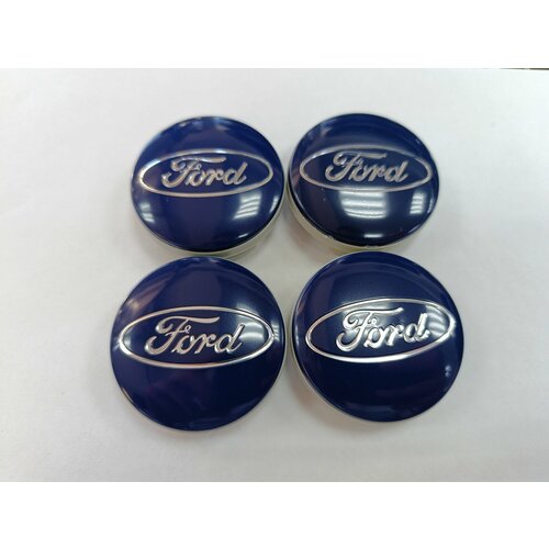 Комплект колпачков ступицы Ford 4 шт синие 999₽