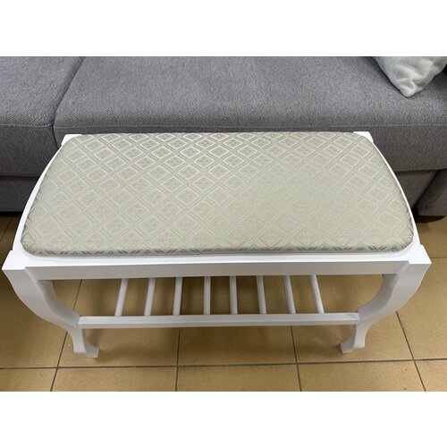 Банкеткалавочка Классик 45 цвет-белая эмаль жаккард 9890₽