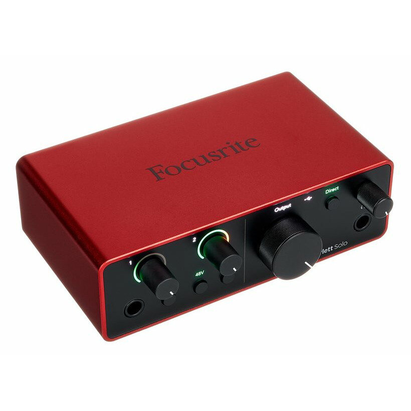 Внешняя звуковая карта с USB FOCUSRITE Scarlett Solo 4th Gen