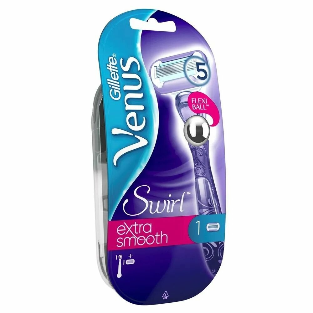 Женская бритва Venus Smooth Swirl 1 сменная кассета