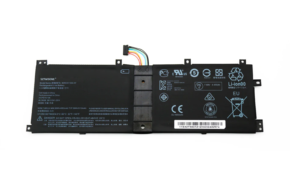 Аккумуляторная батарея MyPads на 4955mAh на планшет Lenovo Miix 510/520/510-12ikb/510-12isk/520-12ikb