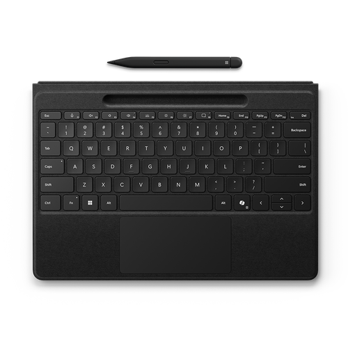 Клавиатура Microsoft Surface Pro Flex Keyboard with Copilot button Alcantara with Slim Pen Black 46499₽