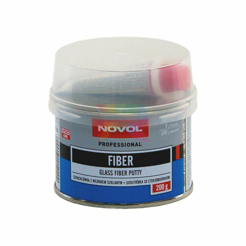 Шпатлевка со стекловолокном Novol Fiber Glass Putty 02 кг 474₽
