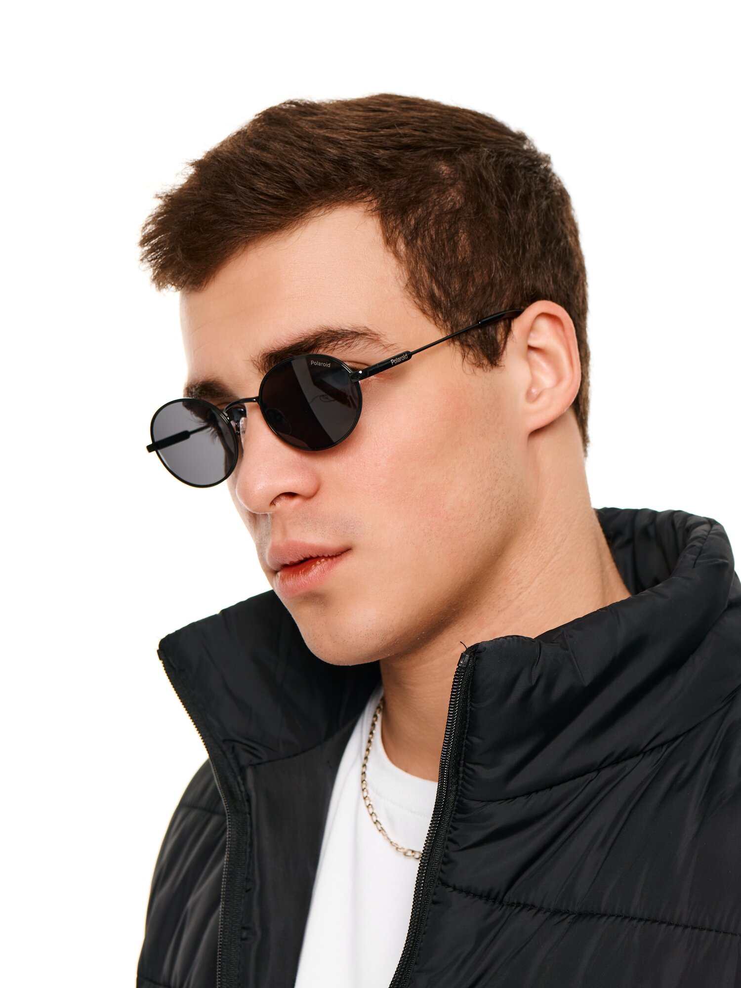 Солнцезащитные очки Polaroid, черный — фото 1
