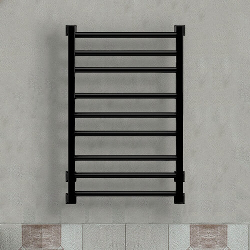 Изображение товара SATURN 110x50 (см) Полотенцесушитель водяной Черный