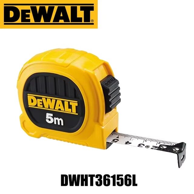 Рулетка DEWALT DWHT36156L-23, 5 м, 19мм, двухсторонняя шкала, фиксатор