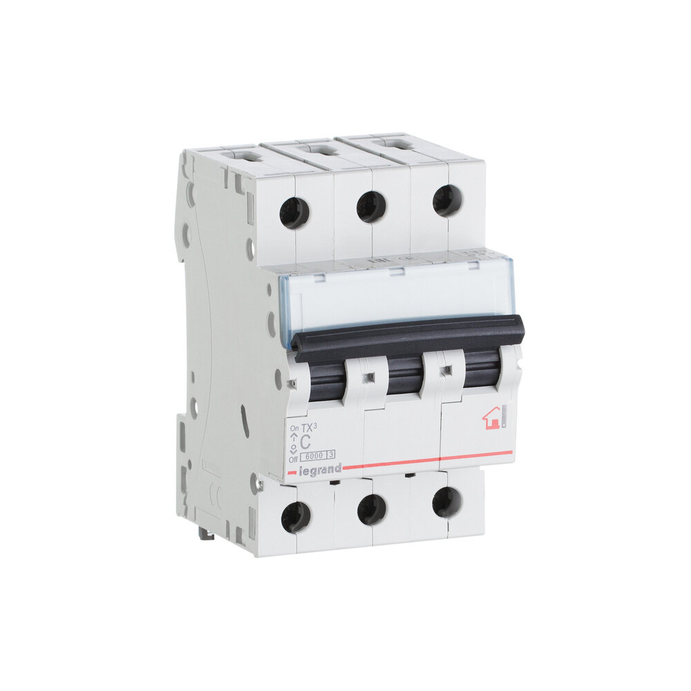 Legrand TX3 Автоматический выключатель 3P 25A (С) 6000/10kA, 403946