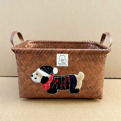 Корзина для хранения ручной работы с корзиной для белья большой емкости