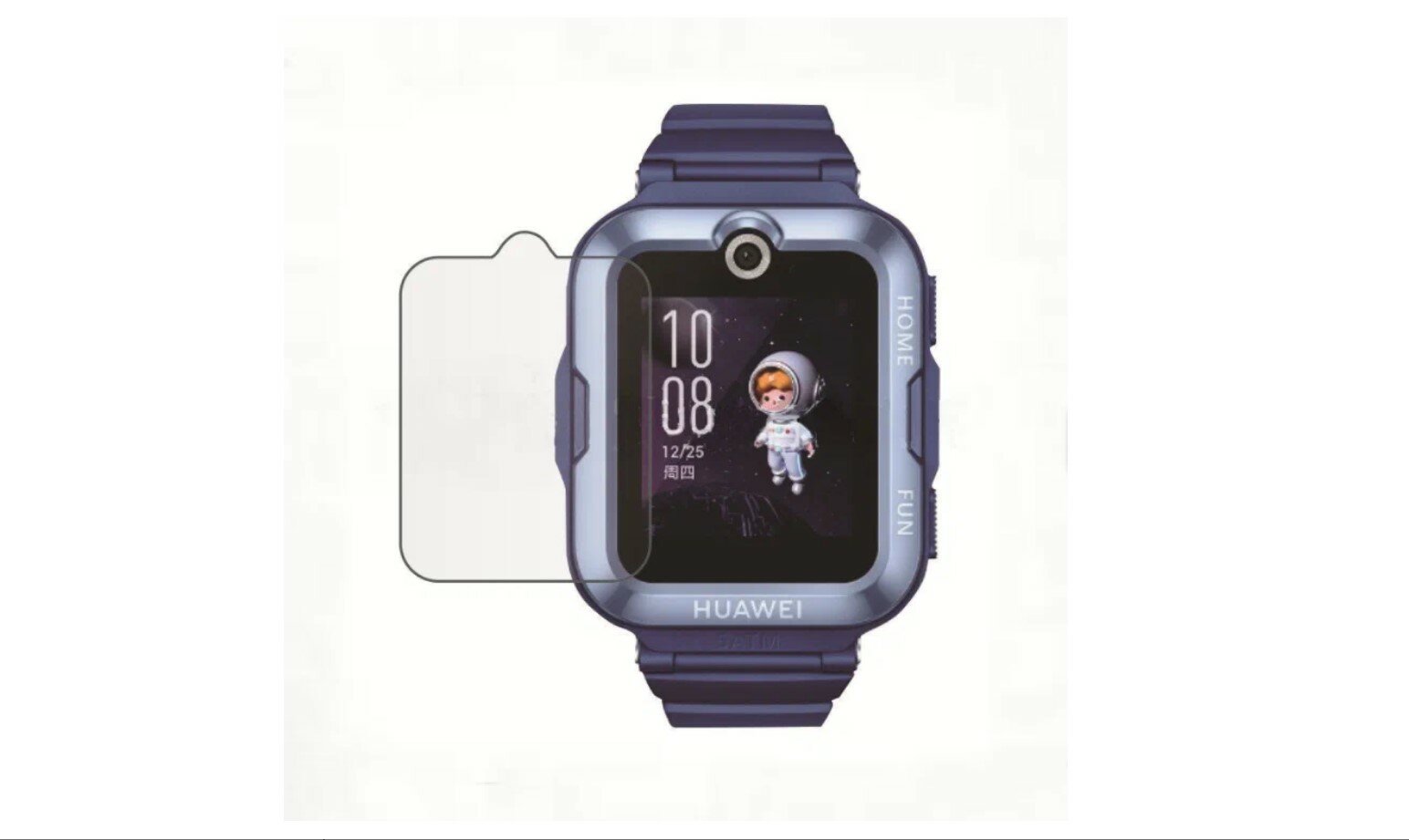 Защитное стекло MyPads Tape для умных смарт-часов HUAWEI WATCH KIDS 4 Pro