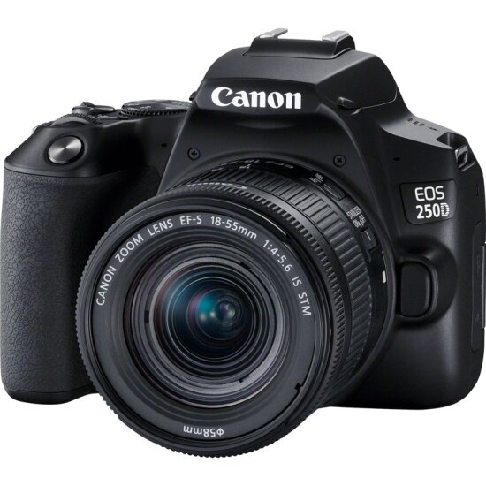 Цифровой зеркальный фотоаппарат Canon EOS 250D Kit 18-55 IS STM Black