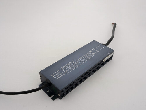 Изображение товара Блок питания 250 Вт, 24 В, IP67, алюминиевый корпус, LEDS POWER SLIM