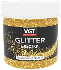 Декоративное покрытие VGT Pet Glitter золото 0.05 кг