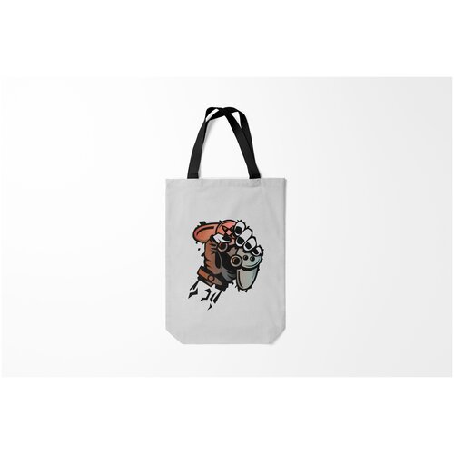 фото Сумка-шоппер / 31х42 см / геймерам / разные игры gamer burnettie