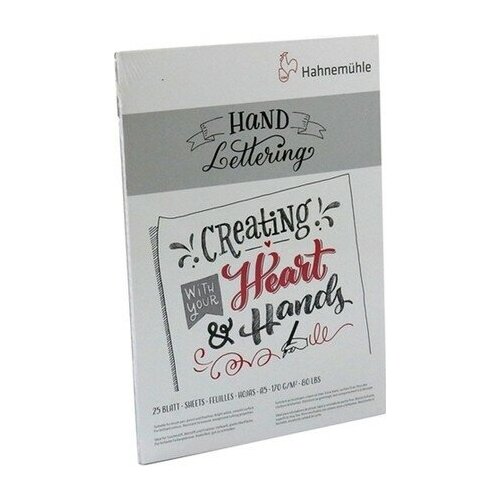 Hahnemuhle Склейка для леттеринга Hand Lettering, 170 г/м2, А5, 25 л