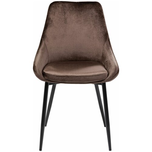 фото Kare design стул мягкий east side, коллекция "ист сайд" 48*83*57, бархат, полиуретан, шпон, сталь, коричневый