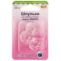 Шпульки для швейных машин пластиковые марки SINGER, класс 66К HEMLINE 120.14