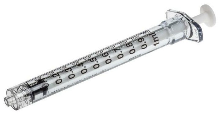 Шприц инсулиновый 1мл без иглы Луер Лок БД Пластипак (100 шт