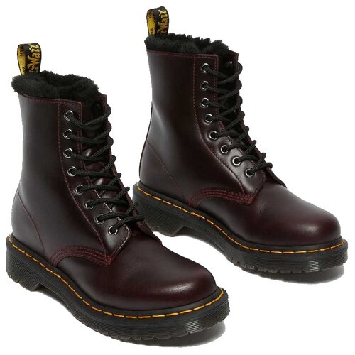 Ботинки берцы Dr. Martens, размер 36, коричневый, красный