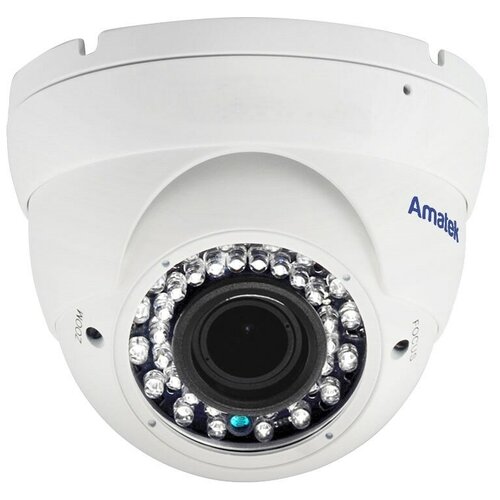 Видеокамера IP купольная вандалозащищенная 5Мп Amatek AC-IDV503VMX 28-12 mm 7000666 663000₽