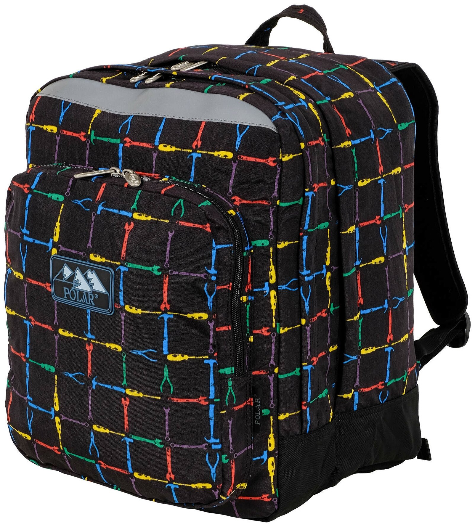 Рюкзак школьный Polar Inc Polar П3821, черный 21,5 л