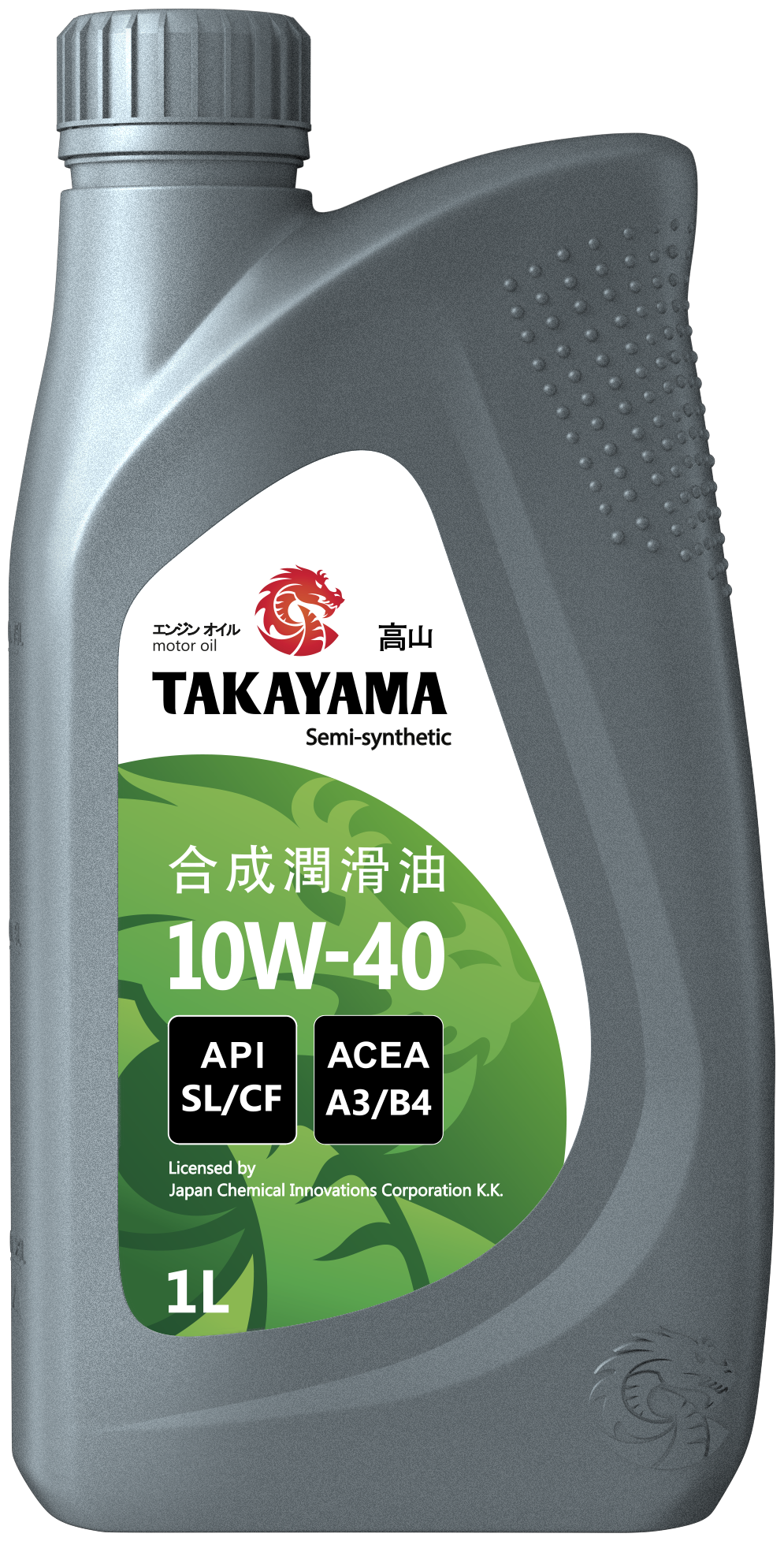 Моторное масло TAKAYAMA SAE 10W-40 API SL/СF пластик, 12X1L