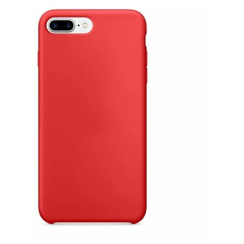 фото Чехол накладка для iphone 8 plus с подкладкой из микрофибры / для айфон 8 плюс / красный qvatra