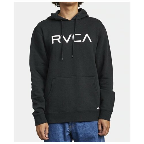 Худи RVCA big rvca, размер S, серый, черный