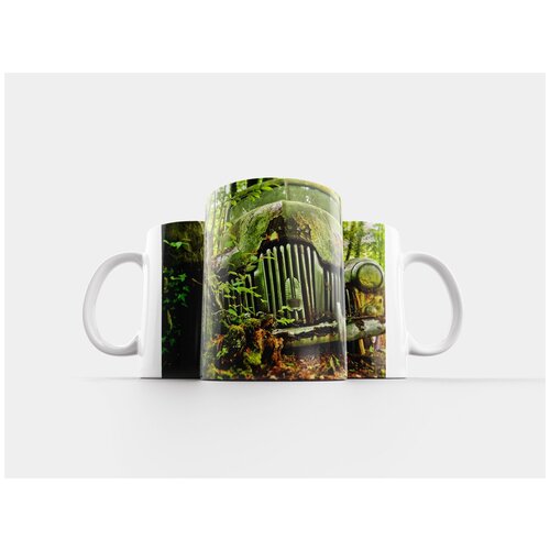 фото Кружка "автомобиль, кладбище автомобилей, старинный автомобиль" 320 мл lotsprints