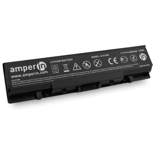 Аккумуляторная батарея Amperin для ноутбука Dell Inspiron 1520 11.1V 4400mAh (49Wh) AI-D1500