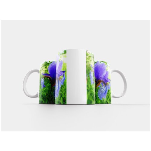 фото Кружка "ирис, цветок, синий" 320 мл lotsprints
