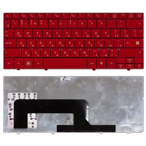 клавиатура для ноутбука hp 508800 001 Клавиатура для ноутбука HP mini 700 1000 1100 красная