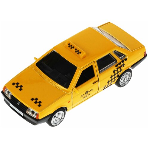 Купить Машина Технопарк металлическая ВАЗ-21099 спутник Такси 12 см, желтый, ТЕХНОПАРК
