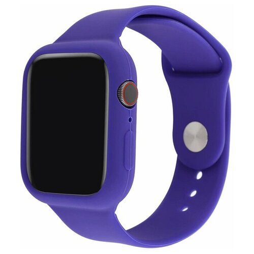 Ремешок на Apple Watch / 44mm CBIW71 / силикон / purple