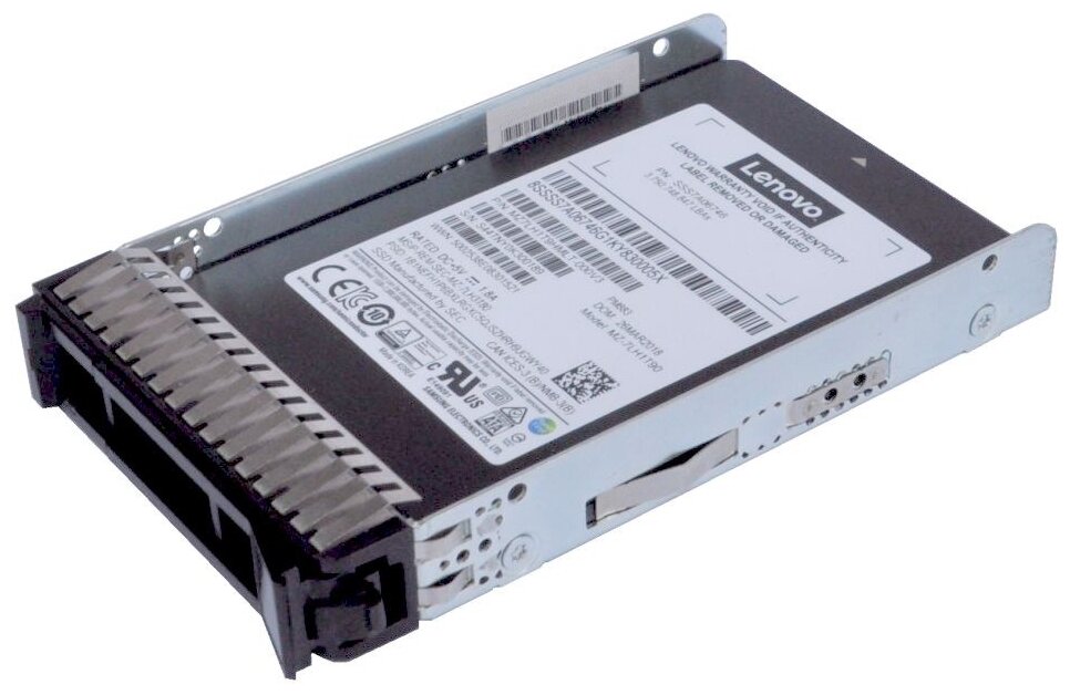 Lenovo PM883 Entry - SSD - 480GB - Hot-Swap - 2.5" (6,4 cm) - SATA 6Gb/s - für ThinkSystem SN550 (2.5"); SR570 (2.5"); SR590 (2.5"); SR850 (2.5"); ST550 (2.5") (4XB7A10196)