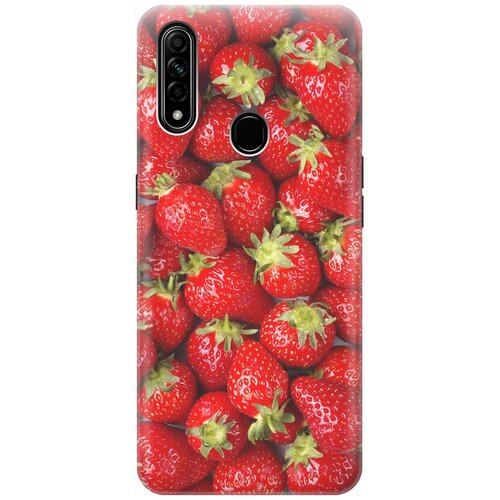 фото Re:pa накладка transparent для oppo a31 с принтом "клубника"