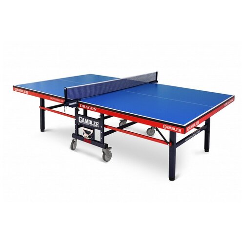 фото Теннисный стол профессиональный proven quality для помещения gambler dragon blue gts-7 start line