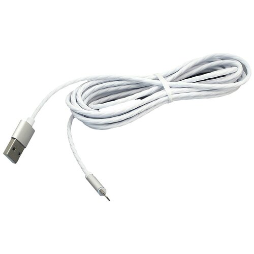 Кабель для зарядки Apple Lightning 8Pin. 3m. Белый кабель lightning 8pin mobileplus белый 1 м мрккл8рб