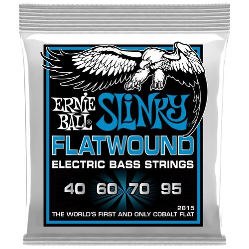 Ernie Ball 2815 Струны для бас-гитары струны для бас гитары ernie ball 2815 flatwound slinky extra 40 95