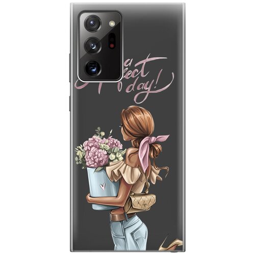 фото Чехол - накладка transparent 3d для samsung galaxy note 20 ultra с принтом "suach a perfect day!" re:pa