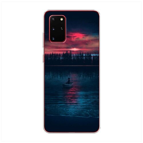 фото Силиконовый чехол "лодка в закате" на samsung galaxy s20 + / самсунг галакси s20 плюс case place