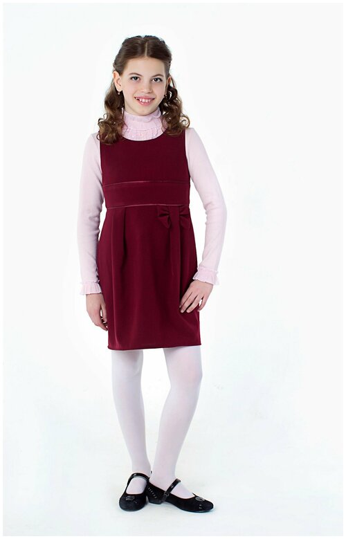 Комплект одежды Инфанта, размер 134/60, бордовый