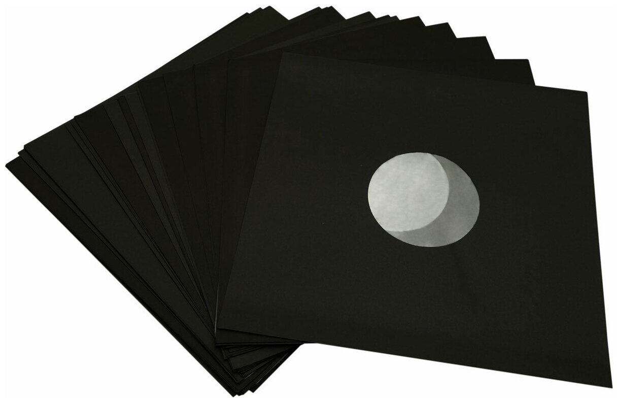 Внутренние конверты для LP AudioToys Delux Sleeves черные 25 шт.