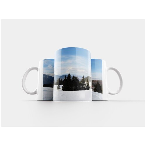 фото Кружка "зима, место действия, гора" 320 мл lotsprints