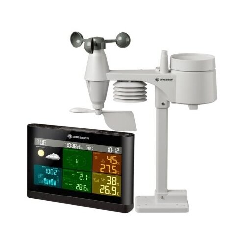 Погодная станция Bresser Comfort с наружным датчиком 5-в-1 черный 1419000₽